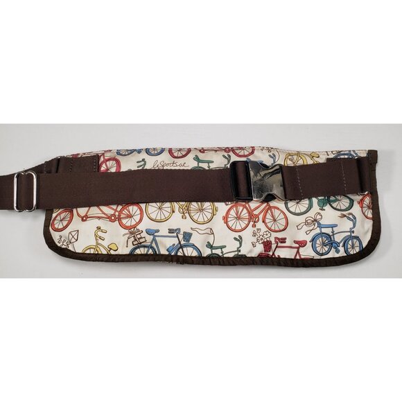 LeSportsac Bicycle Crossbody Bag Strap w/ Pockets Fannypack Belt Bag - Picture 5 of 8